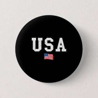Badge Rond 5 Cm Usa flag patriotic american flag 4th of july men