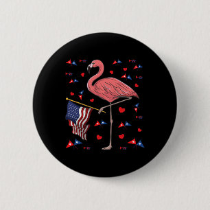 Badge Rond 5 Cm Usa Independence Day 4 juillet Drapeau américain r