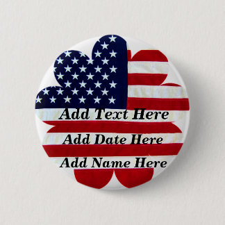 Badge Rond 5 Cm USA-Love
