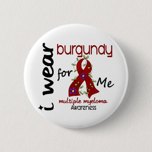 Badge Rond 5 Cm USAGE BOURGOGNE du myélome multiple I POUR MOI 43