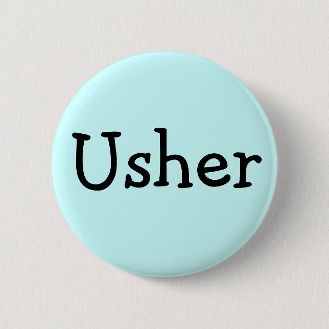Badge Rond 5 Cm Usher (Devant)