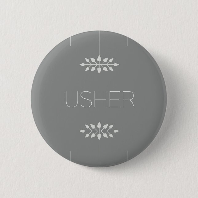 Badge Rond 5 Cm Usher (Devant)