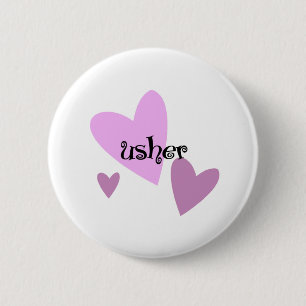 Badge Rond 5 Cm Usher