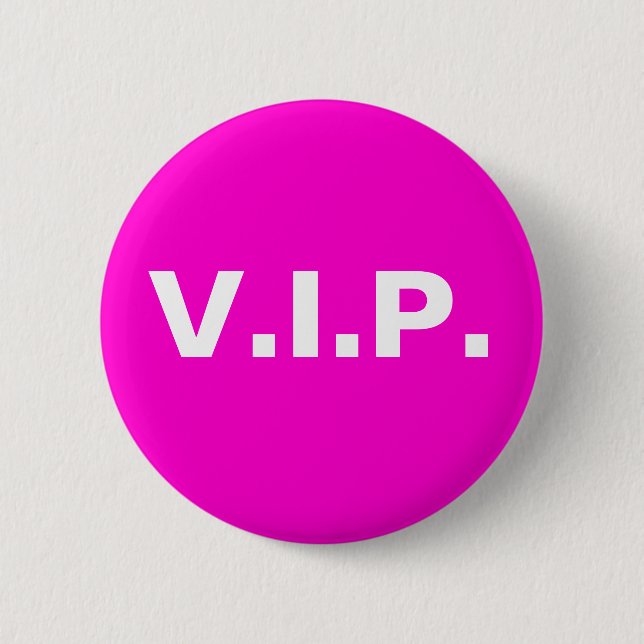 BADGE ROND 5 CM V.I.P. (Devant)