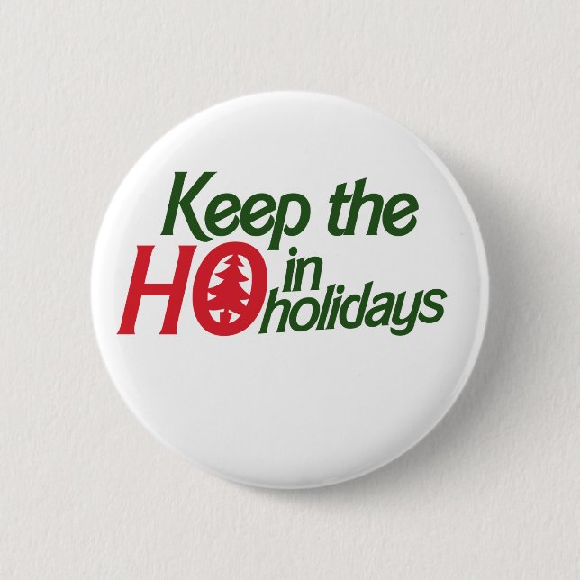 Badge Rond 5 Cm Vacances amusantes Ho (Devant)