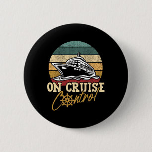 Badge Rond 5 Cm Vacances de croisière amusantes hommes femmes bate