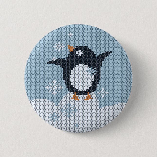 Badge Rond 5 Cm Vacances d'hiver (Devant)