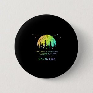 Badge Rond 5 Cm vacances en famille d'aventure en plein air du lac