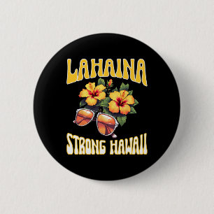 Badge Rond 5 Cm Vacances en famille Hawaiian Lahaina Strong Maui H
