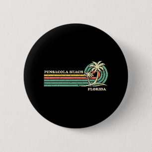 Badge Rond 5 Cm Vacances été rétro vintage Floride Pensacola Be