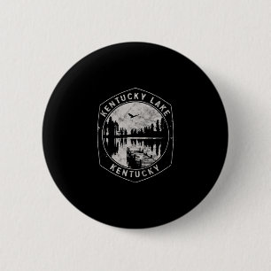 Badge Rond 5 Cm Vacances vintage Kentucky Lake Kentucky en plein a