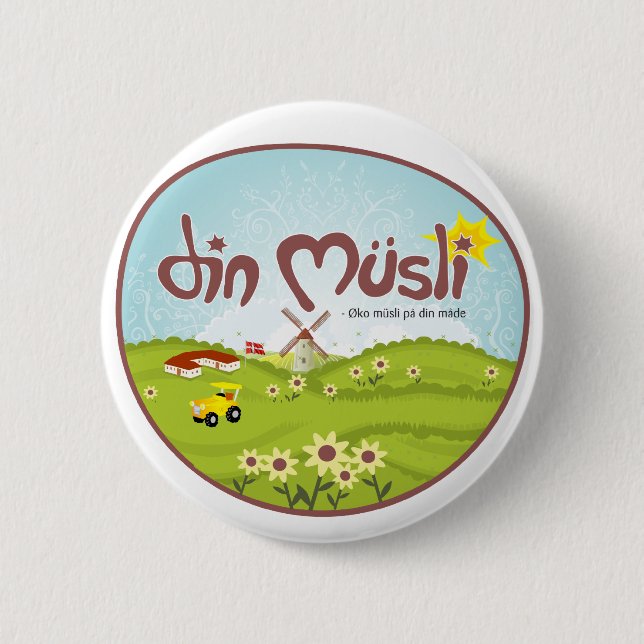 Badge Rond 5 Cm Vacarme Musli Mechandise (Devant)
