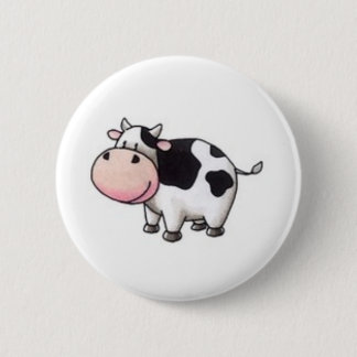 Badge Rond 5 Cm Vache