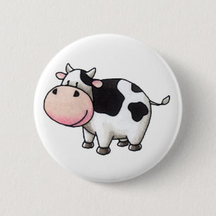 Badge Rond 5 Cm Vache