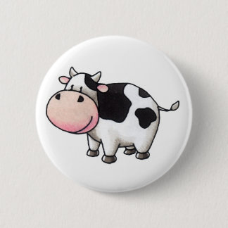 Badge Rond 5 Cm Vache