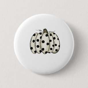 Badge Rond 5 Cm Vache Imprimer Citrouille Thanksgiving Automne Bov