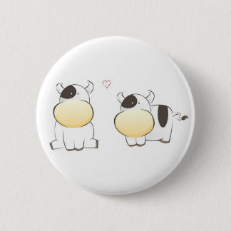Badge Rond 5 Cm vaches mignonnes