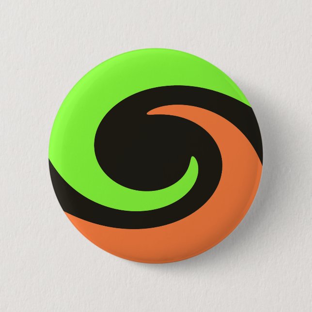 Badge Rond 5 Cm vague colorée (Devant)