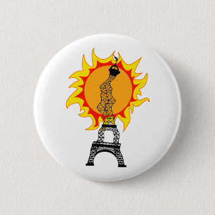 Badge Rond 5 Cm Vague thermique européenne