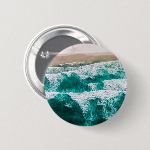 Badge Rond 5 Cm Vagues