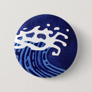 BADGE ROND 5 CM VAGUES #1