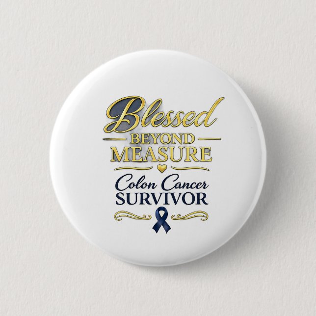 Badge Rond 5 Cm Vaincre le cancer (Devant)