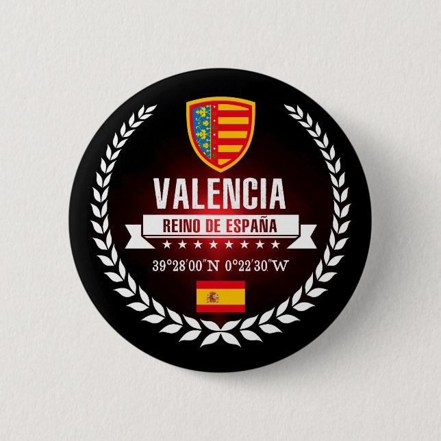 Badge Rond 5 Cm Valence (Devant)