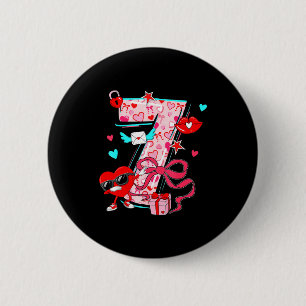 Badge Rond 5 Cm Valentine 67 Six Seven Mème Cœurs Dabbing qui Corr