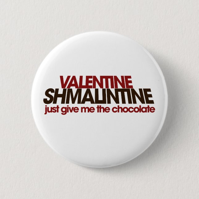 Badge Rond 5 Cm Valentine Shmalintine (Devant)