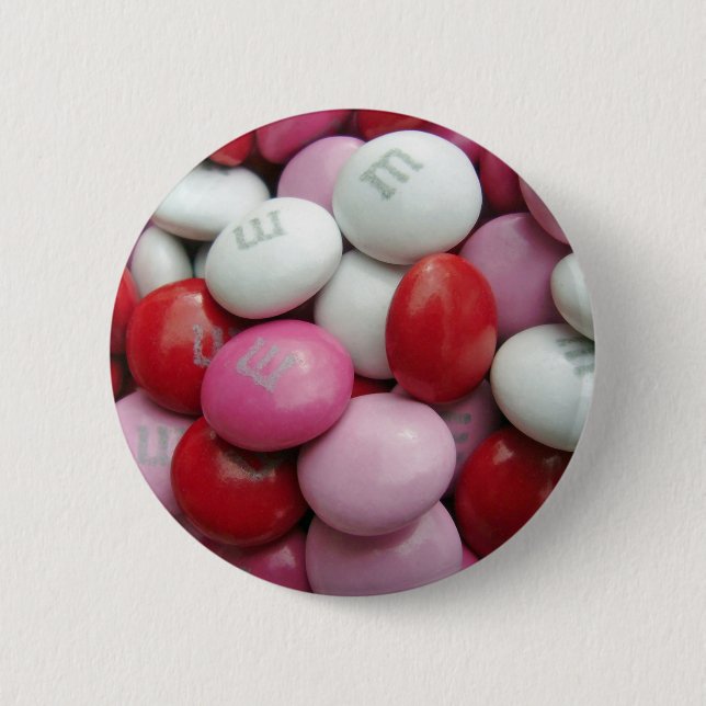 Badge Rond 5 Cm Valentine's Candy (Devant)