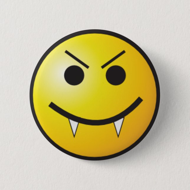 Badge Rond 5 Cm Vampire (Devant)