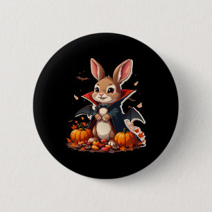 Badge Rond 5 Cm Vampire Bunny Costume drôle Halloween