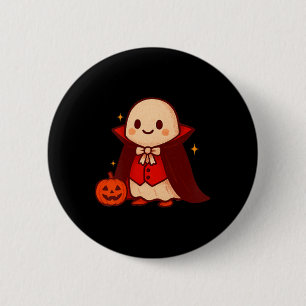 Badge Rond 5 Cm Vampire Ghost Shirt Cute Dracula Halloween Citroui