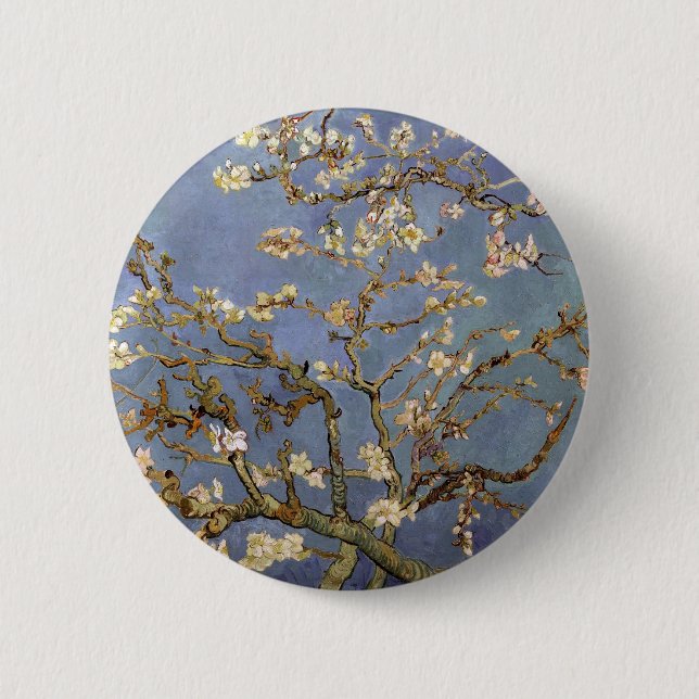 Badge Rond 5 Cm Van Gogh Almond Blossom (Devant)