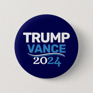 Badge Rond 5 Cm Vance Trump 2024