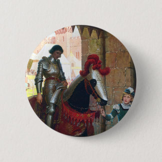 Badge Rond 5 Cm Vanquished, by Edmund Blair Leighton