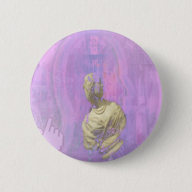 Badge Rond 5 Cm vaporwave esthétique (Devant)