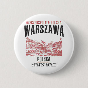 Badge Rond 5 Cm Varsovie