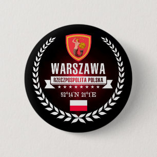 Badge Rond 5 Cm Varsovie