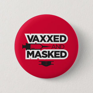 BADGE ROND 5 CM VAX & MASK ME !