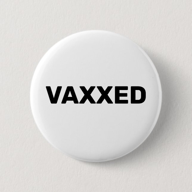BADGE ROND 5 CM VAXXE  (Devant)