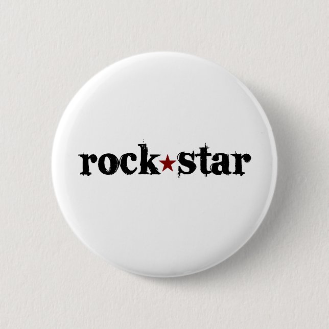 Badge Rond 5 Cm Vedette du rock (Devant)