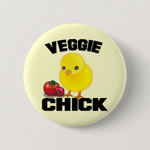 Badge Rond 5 Cm Vegan