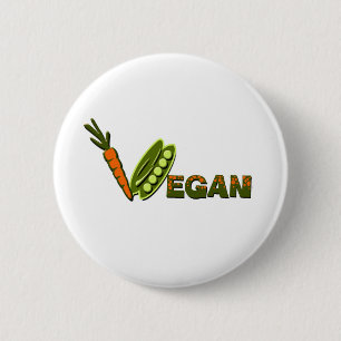 Badge Rond 5 Cm Vegan 2