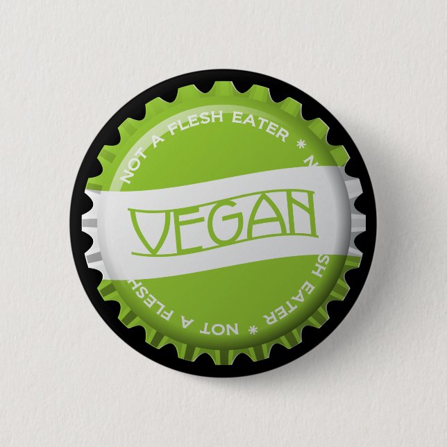 Badge Rond 5 Cm Vegan Bottlecap (Devant)