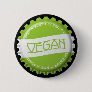 Badge Rond 5 Cm Vegan Bottlecap