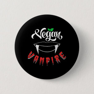 Badge Rond 5 Cm Vegan Vampire