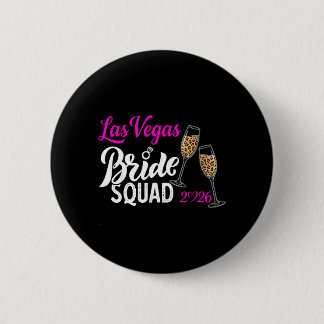 Badge Rond 5 Cm Vegas Bride Squad 2026 Married in Vegas