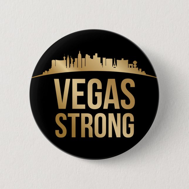 Badge Rond 5 Cm Vegas Strong (Devant)
