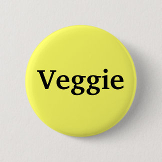 Badge Rond 5 Cm Végétarien